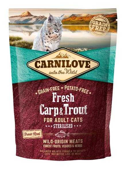 Carnilove Cat Fresh Carp  Trout Sterilized 0,4kg