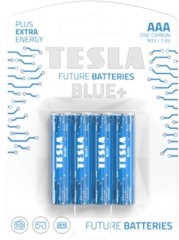 TESLA baterie AAA BLUE 4ks (R03)