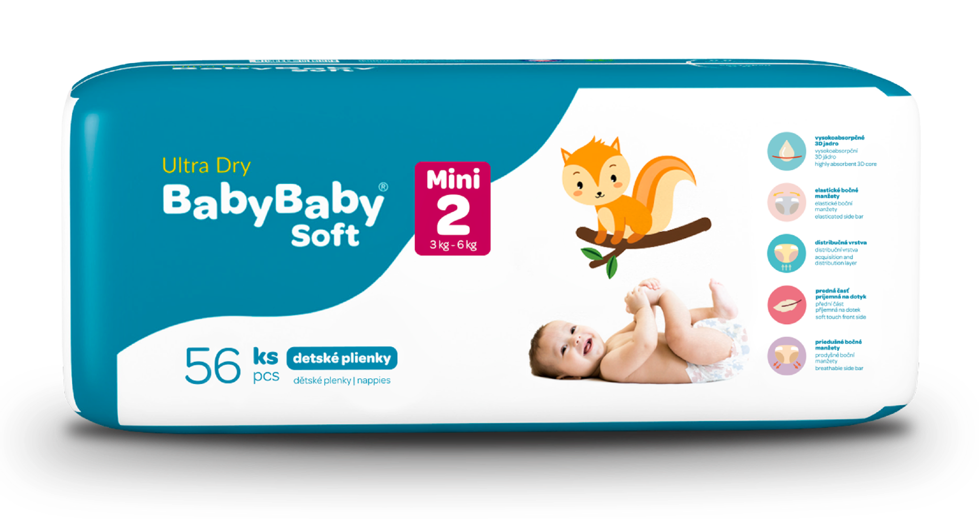 BabyBaby Soft Ultra-Dry Mini 3-6k g
