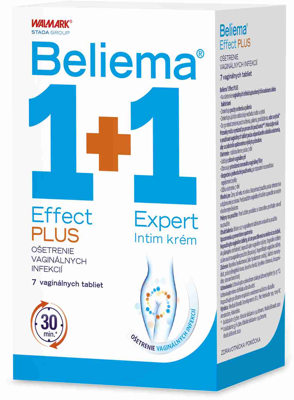 Beliema Effect PLUS 7tbl  Expert Intim krém 30ml