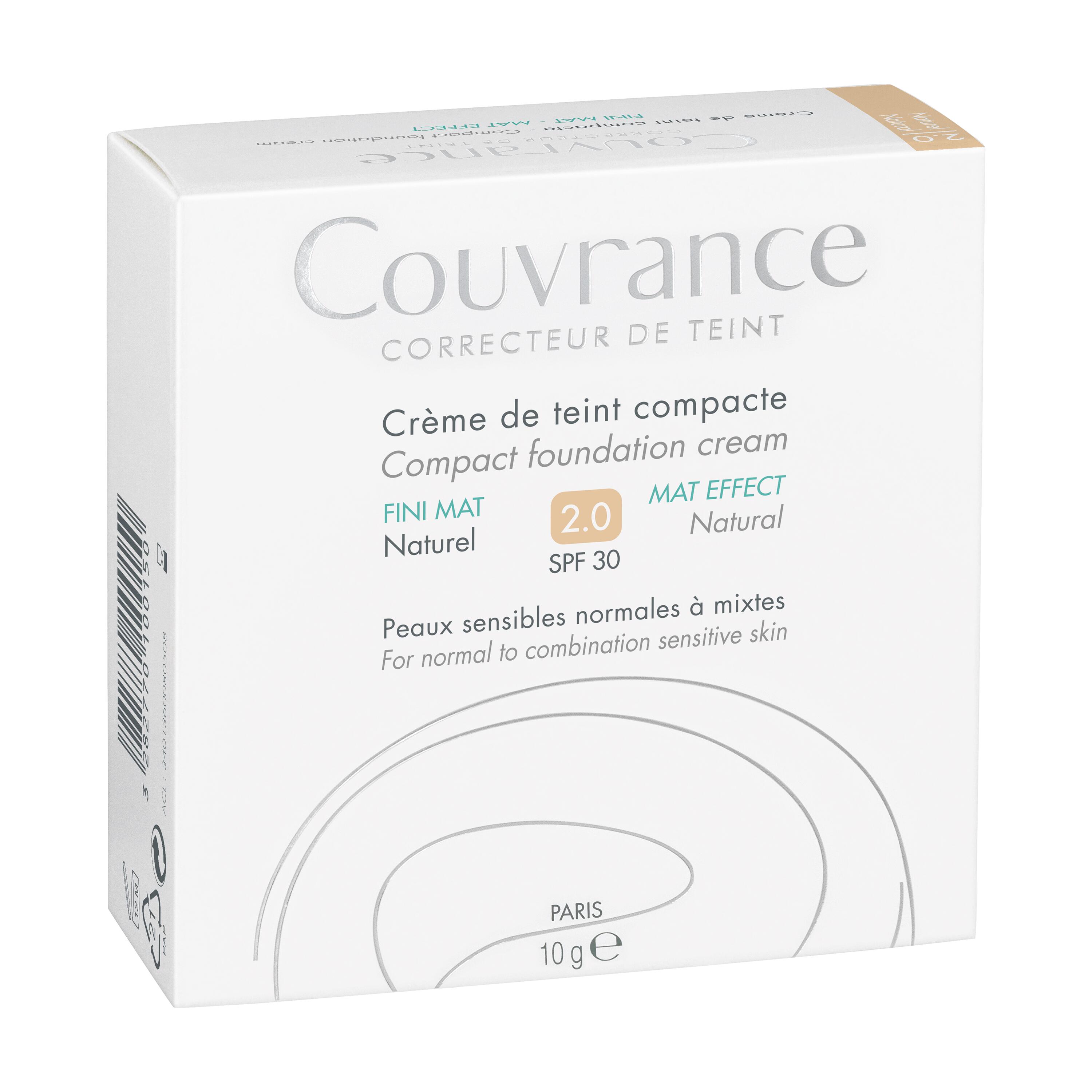 Avene COUVRANCE - zmatňujúci make-up (prirodzený odtieň) SPF30