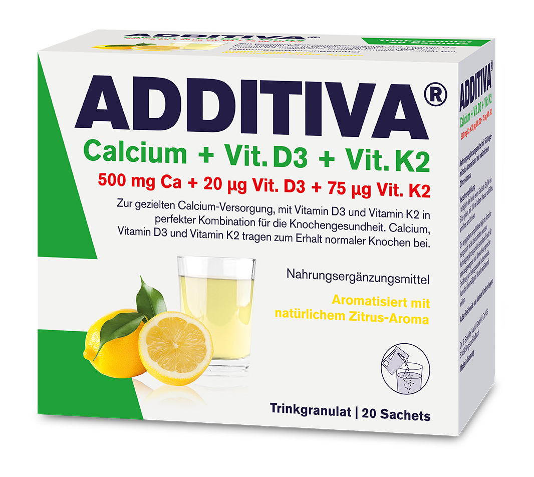 Additiva Vápnik  D3  K2, nápoj