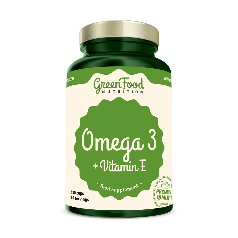 GreenFood Nutrition Omega 3  vit E 120cps