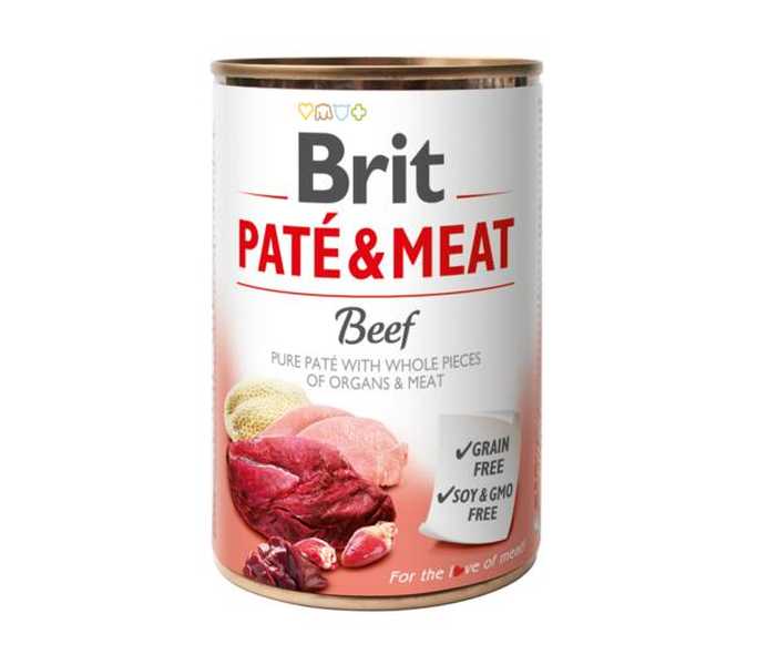 Brit Konzerva Pate  Meat Beef 400g