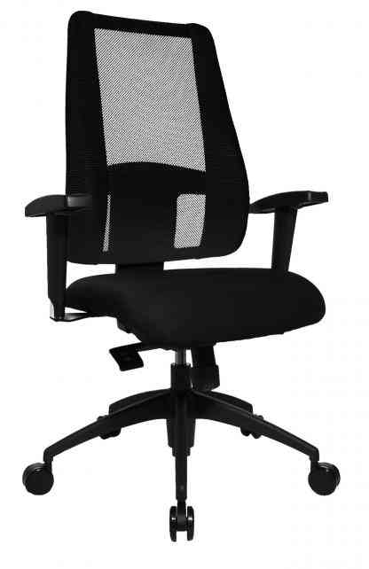 Balančná stolička Lady Sitness Deluxe W50W500 - čierne sedadločierna sieťovina