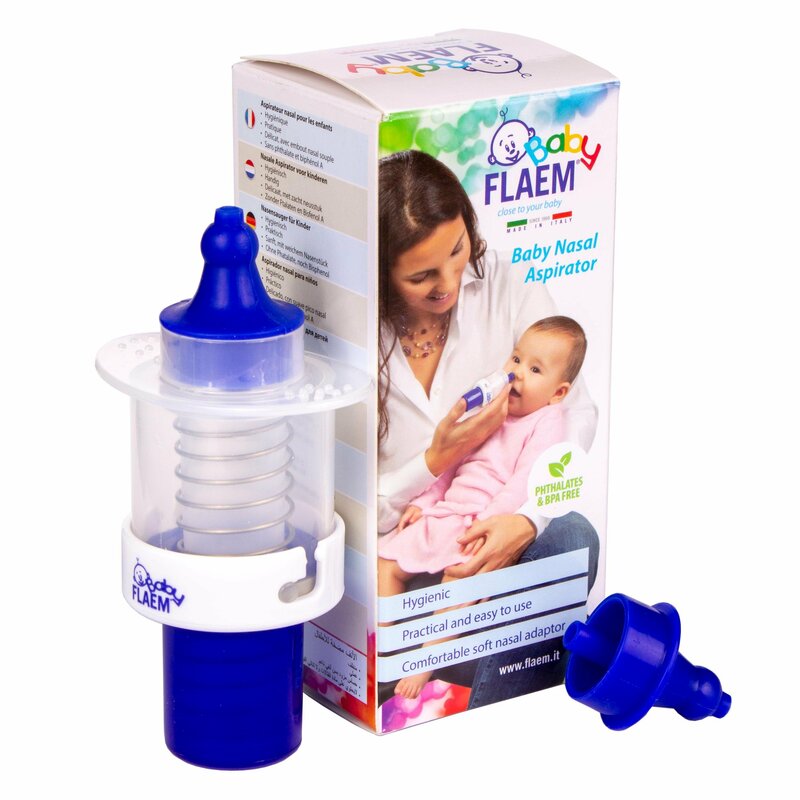 FLAEM baby nasal aspirator ručná odsávačka hlienov pre deti
