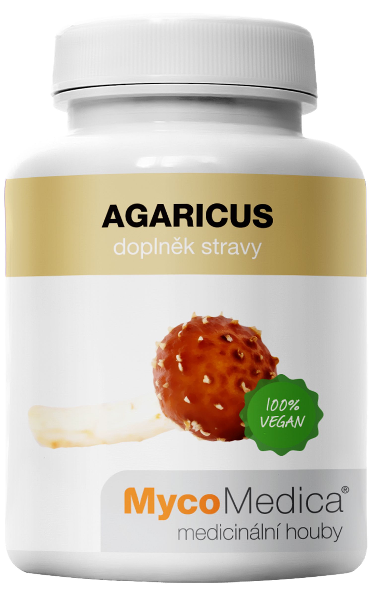Mycomedica Agaricus 30 percent Vegan 500mg 90cps