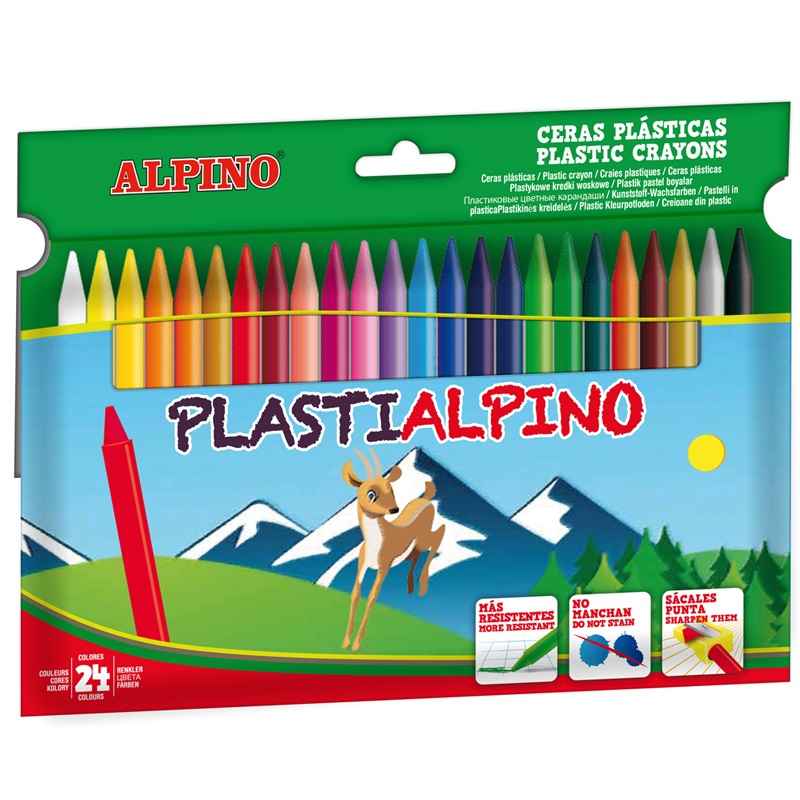 ALPINO Balenie 24 voskoviek PlastiAlpino