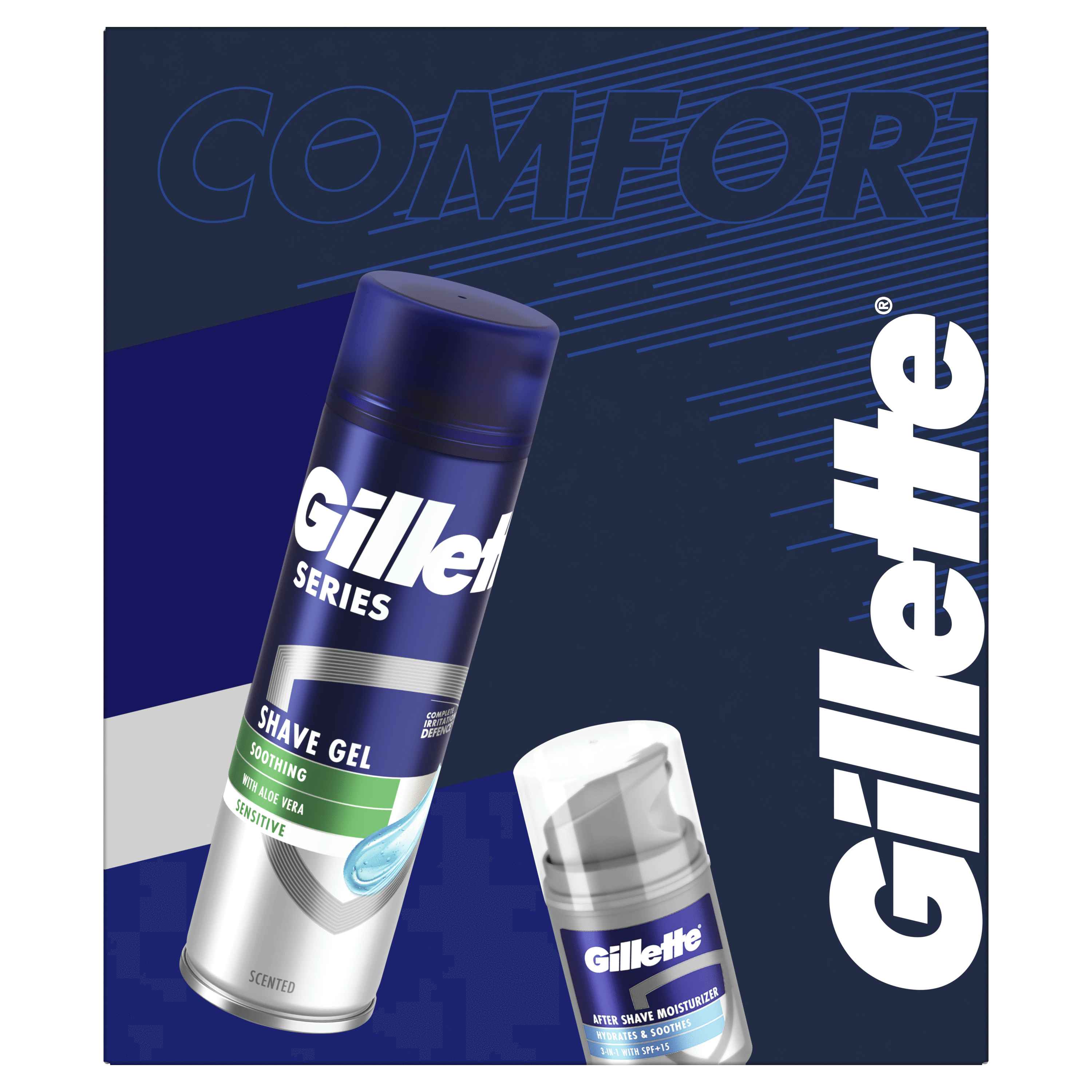 Gillette Gillette Series Gél Na Holenie  Hydratačný telový balzam Darčeková Súprava