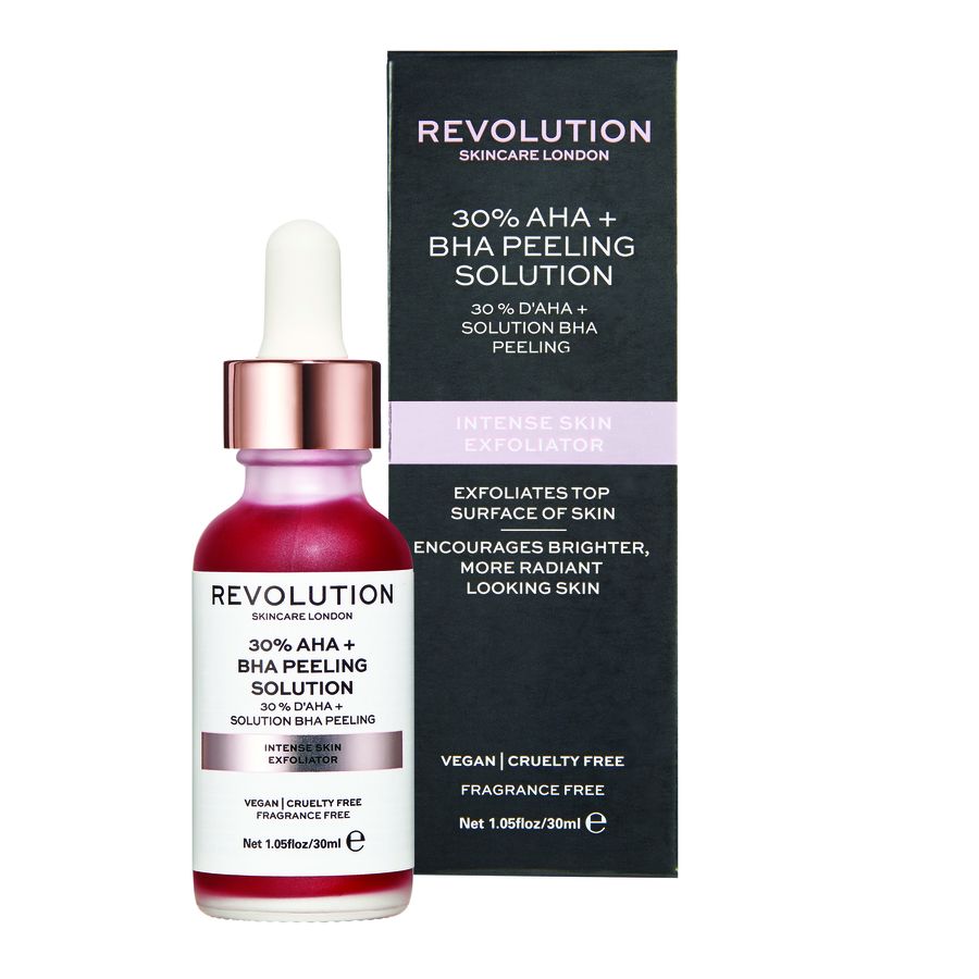 Revolution Skincare Intense Skin Exfoliator - 30 percent AHA  BHA Peeling Solution peeling