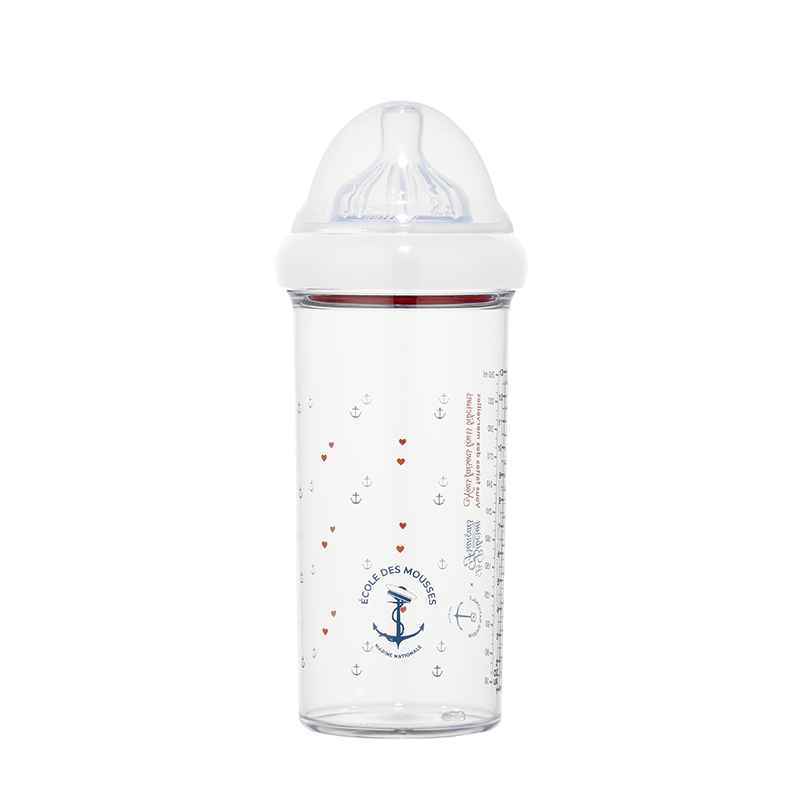 LE BIBERON FRANCAIS Dojčenská fľaša MARINE NATIONALE, 360 ml, 6m