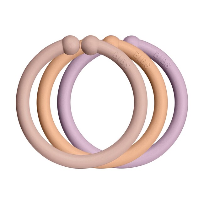 BIBS Loops krúžky blushpeachdusky lilac