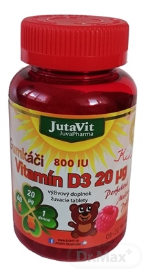JutaVit Gumkáči Vitamín D3 20 µg Kids