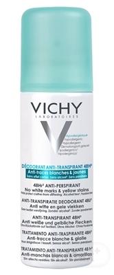 VICHY Antiperspirant 48h, nezanecháva stopy na oblečení sprej 125 ml