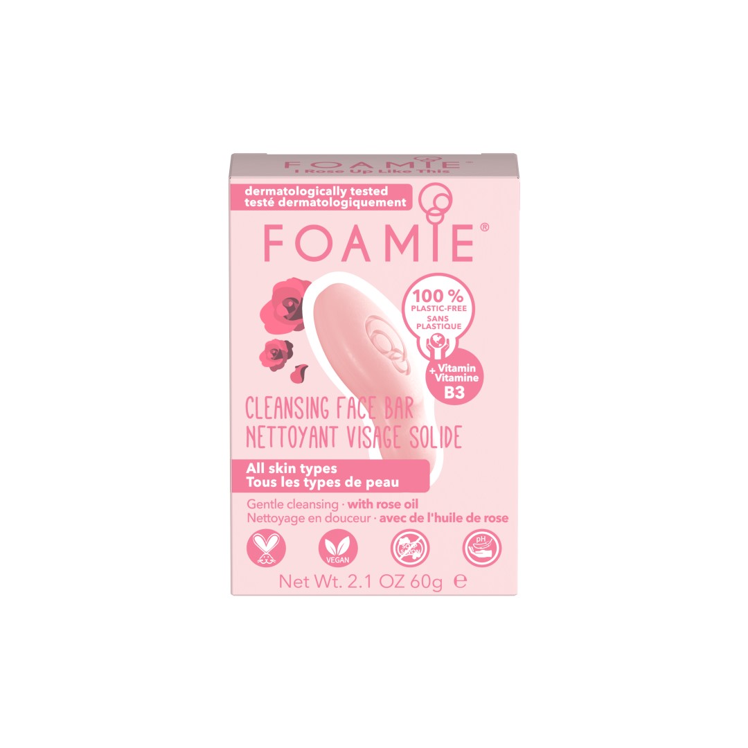 Foamie Cleansing Face Bar I Rose up like this All skin types Gentle cleansing with rose oil