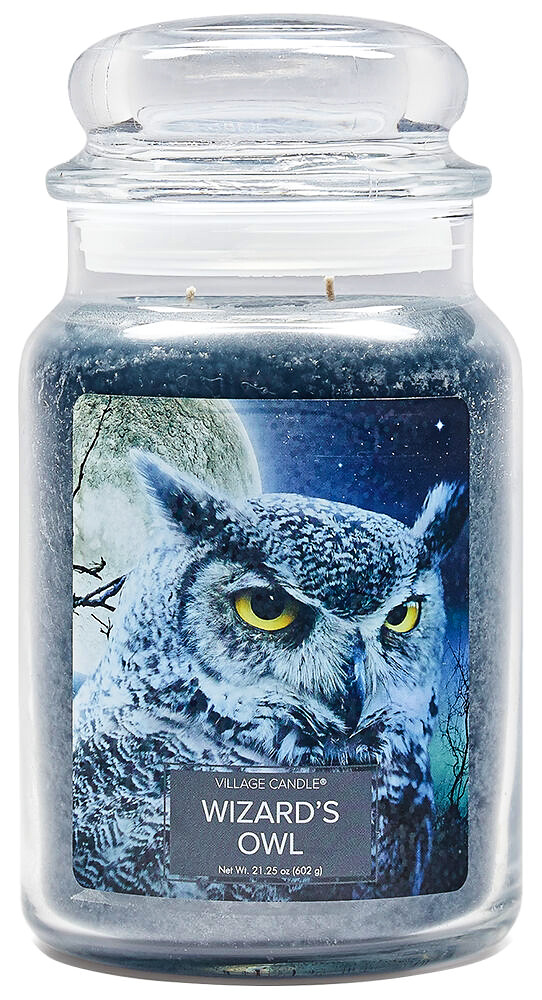 Village Candle Vonná sviečka v skle - Wizards Owl - Čarodejníkova Sova, veľká