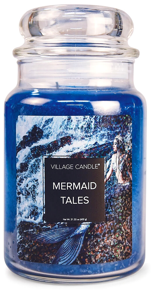 Village Candle Vonná sviečka v skle - Mermaid Tales - Príbehy morských panien, veľká