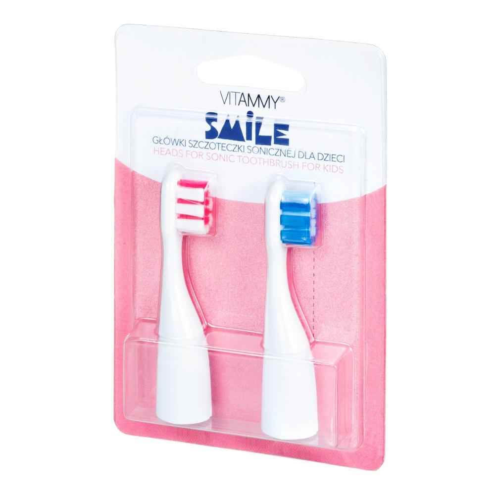Vitammy Smile Náhradné Násady Na Detské Zubné Kefky Smile, 2ks, RužováModrá
