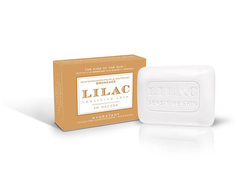 LILAC TANNING Syndet Bar - dermatologicke mydlo pre podporu opaľovania