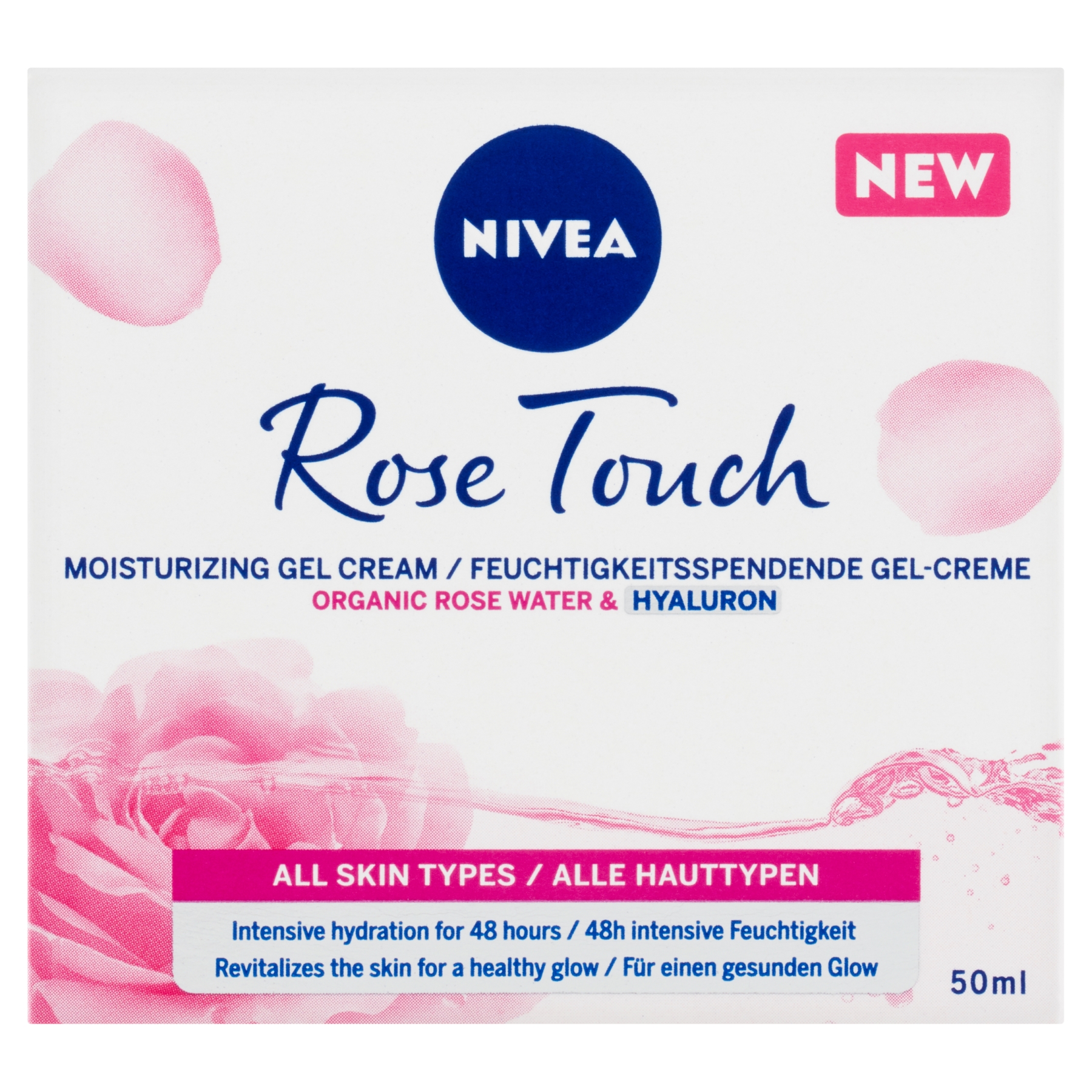 NIVEA Hydratačný denný krém Rose Touch