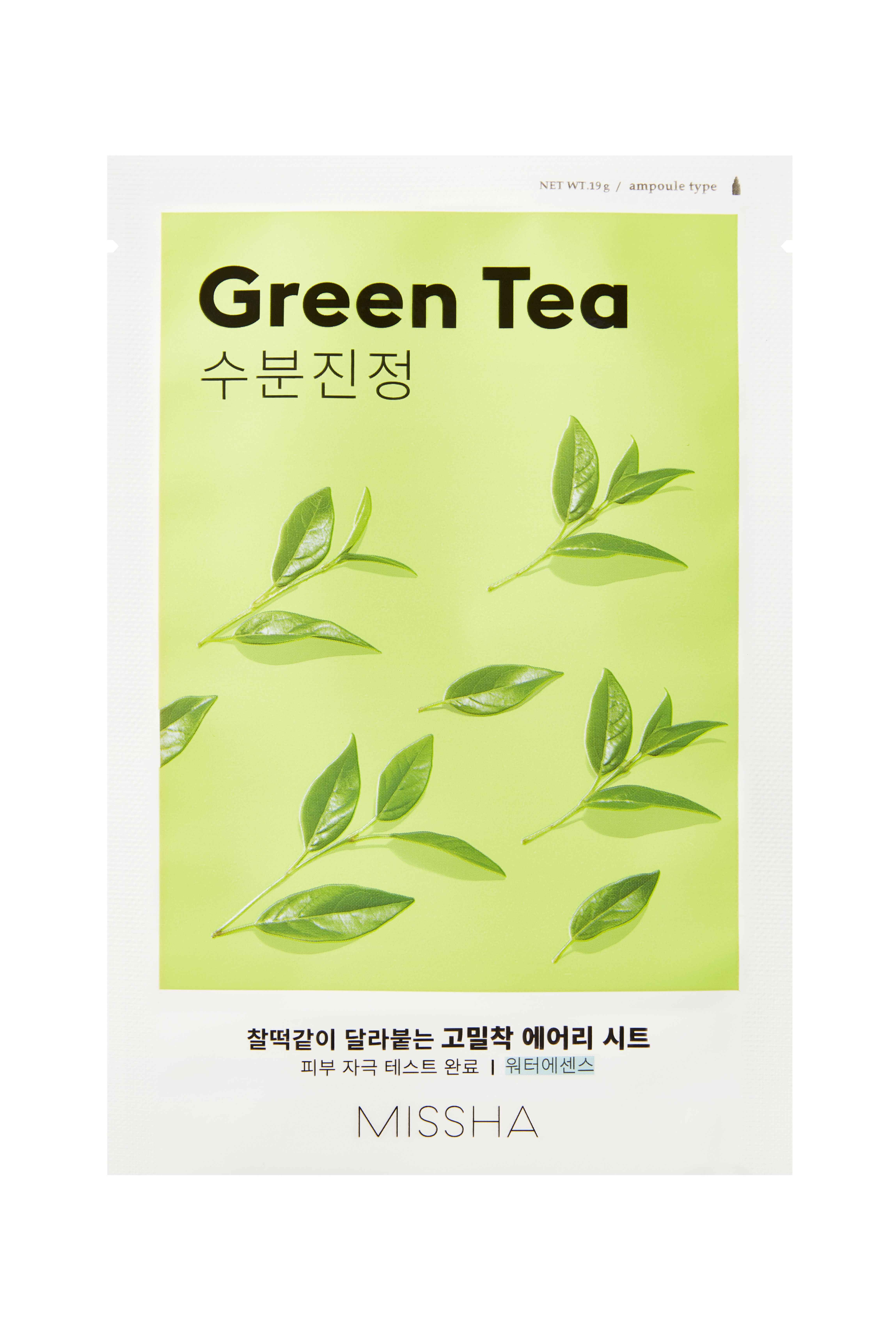 Missha Airy Fit Sheet Mask Green Tea 19 g  1 sheet