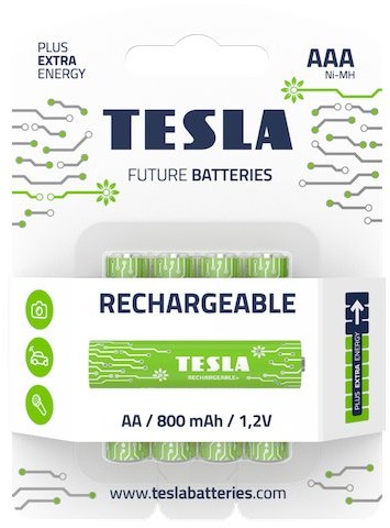 TESLA baterie AAA RECHARGEABLE 4ks (HR03)
