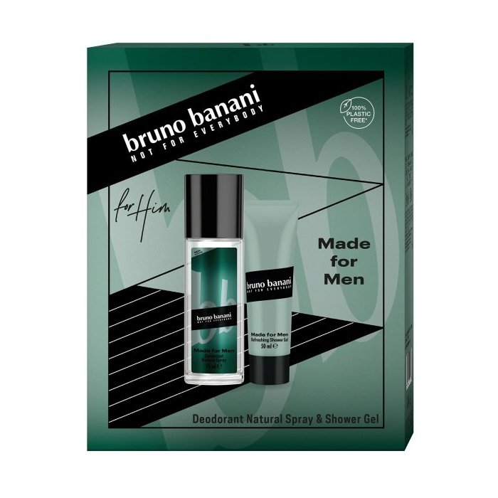 BRUNO BANANI MADE FOR MEN deodorant sprej 75ML  sprchový gél 50ML
