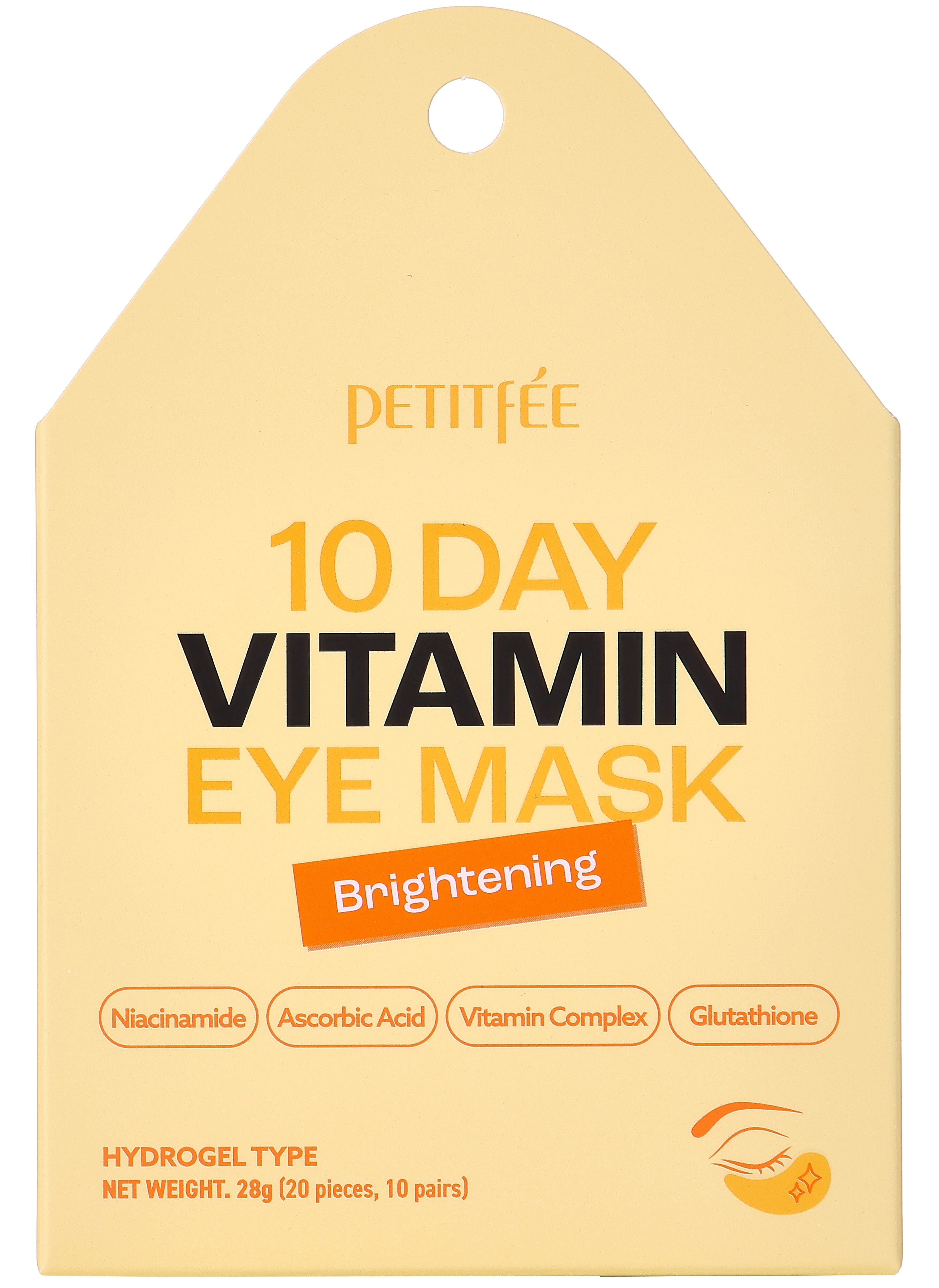 Petitfee  Koelf 10 Day Vitamin Eye Mask Brightening 1,4 g * 20 pcs