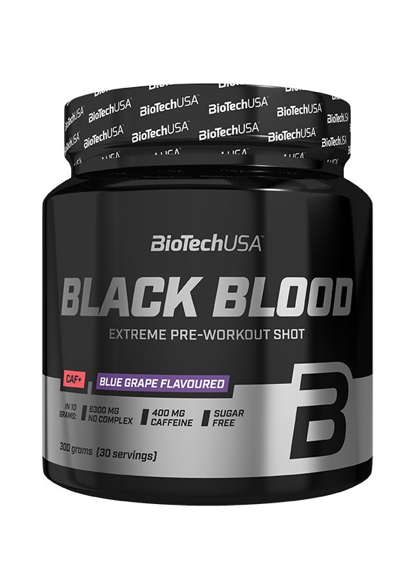 BioTechUSA BLACK BLOOD CAF čučoriedka 300 g