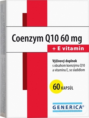 GENERICA Coenzym Q10 60 mg  E vitamin