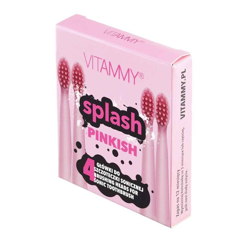 Vitammy Splash, Náhradné Násady Na Zubné Kefky Splash, RužováPink