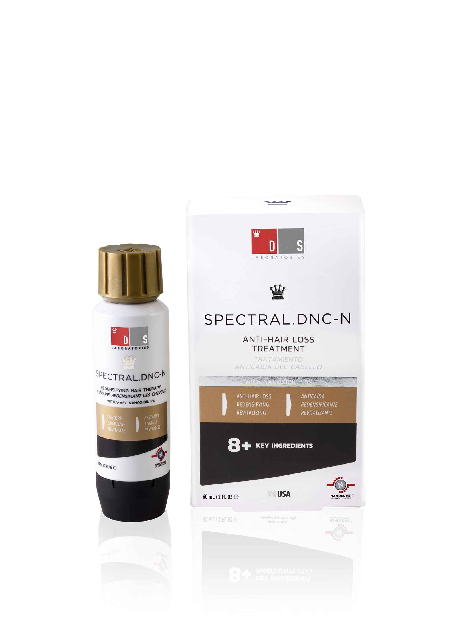 DS Laboratories sérum proti vypadávaniu vlasov s nanoxidilom spectral dnc-n 60 ml