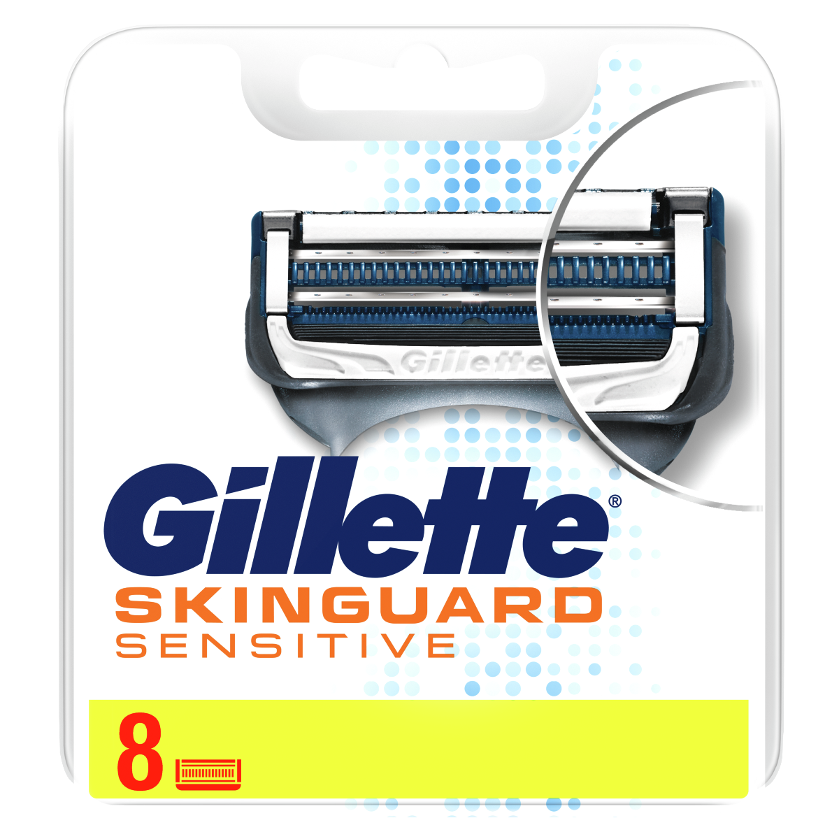 Gillette Skinguard Náhradné hlavice 8 ks