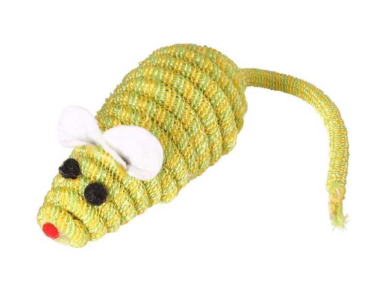 Huhubamboo Myš z povrazu Farebná 7cm Bal 60ks