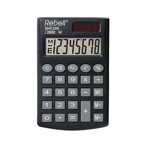 REBELL Rebell SHC208 vrecková kalkulačka s 8-miestnym displejom