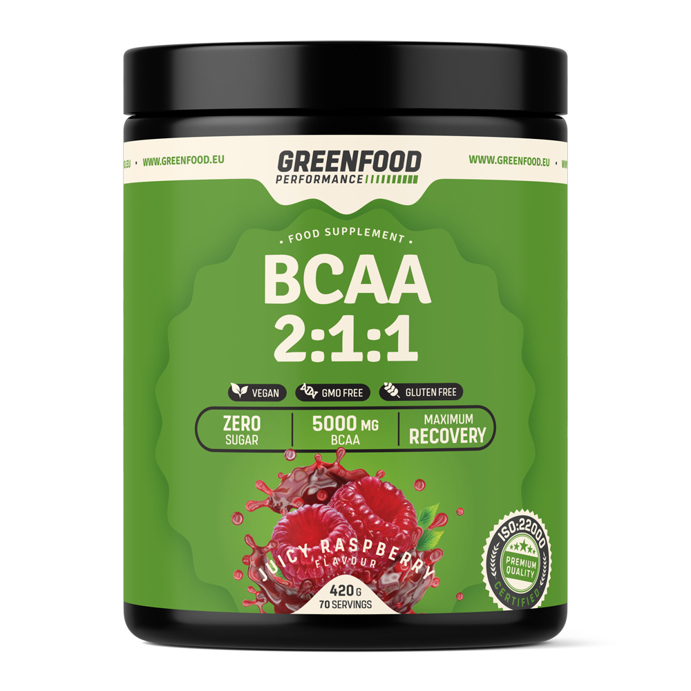 GreenFood Performance BCAA 2:1:1 raspberry 420g