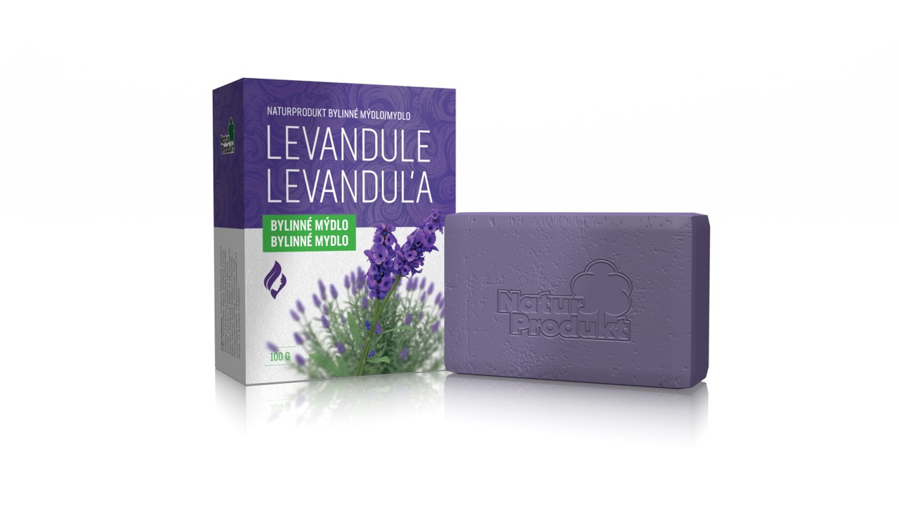 Naturprodukt bylinné mydlo LEVANDULA