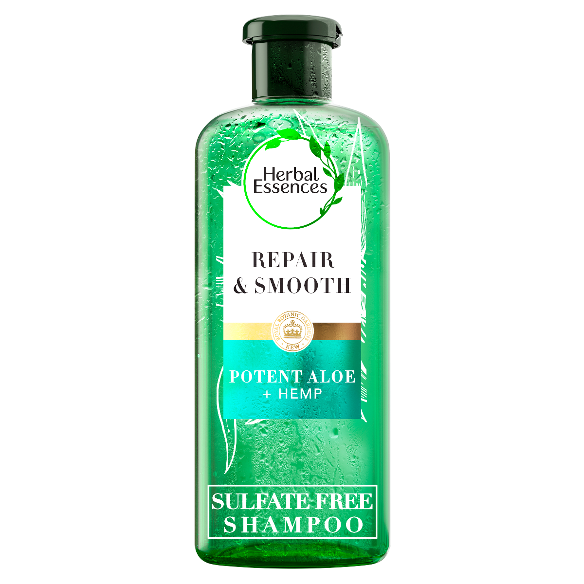 Herbal Essences Bio:renew šampón na vlasy bez sulfátov Potent aloehemp 380ml