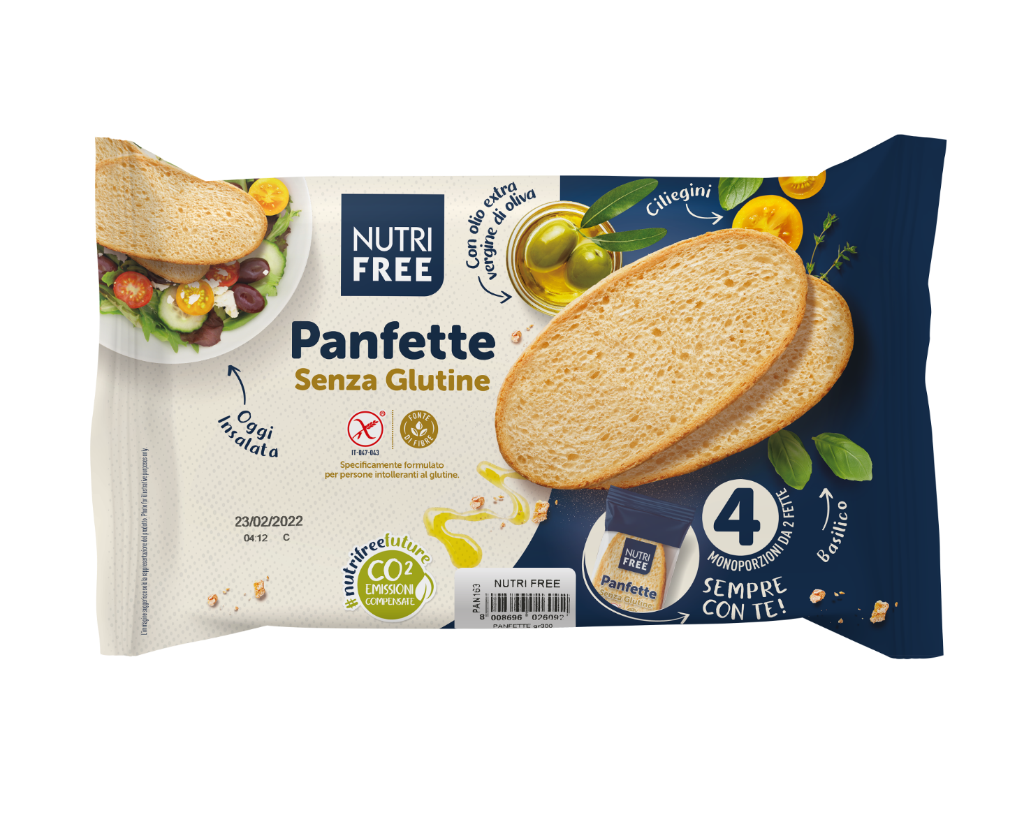 Nutrifree Panfette - domaci chlieb krájaný