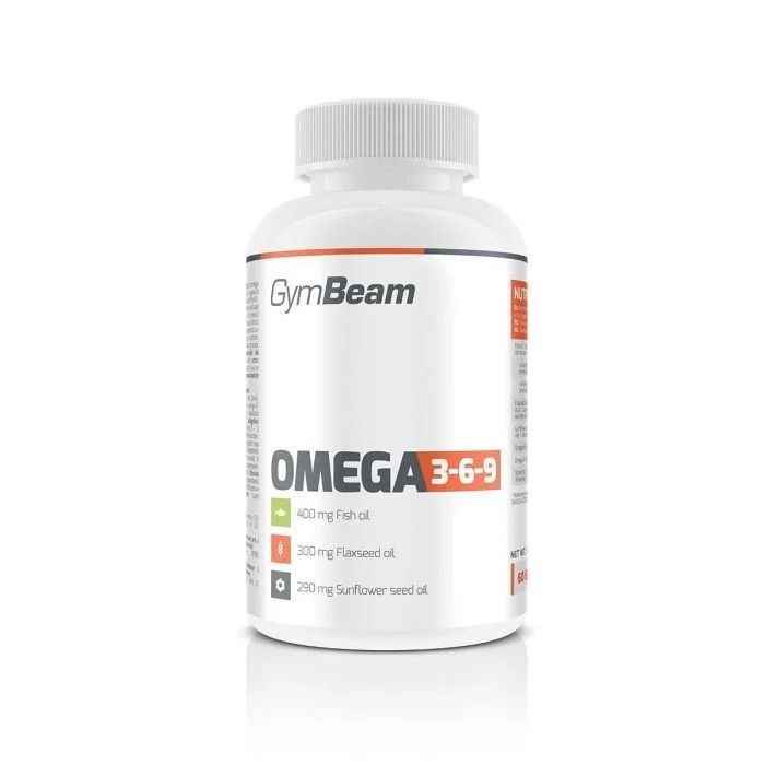 Gymbeam omega 3-6-9 bez prichute 60cps