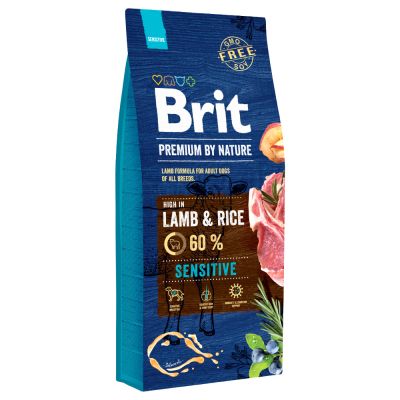Brit Premium by Nature dog sensit lamb