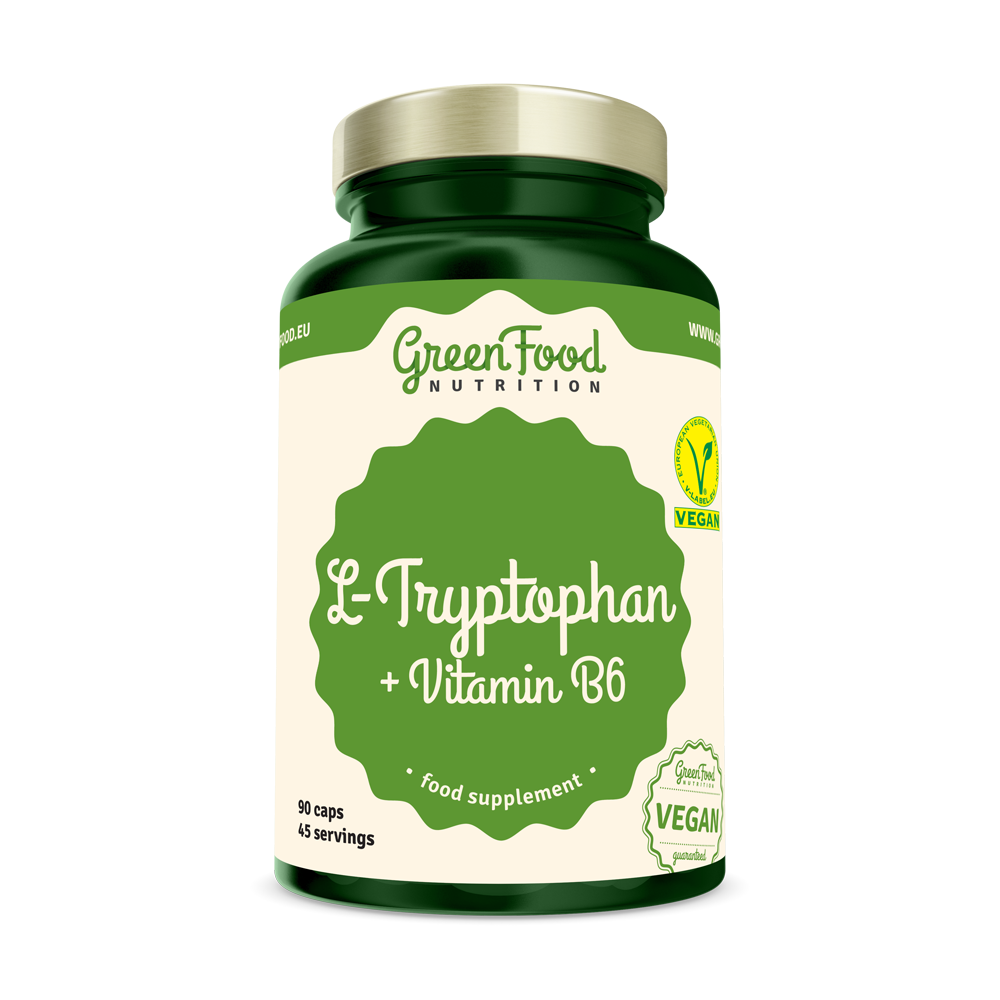 GreenFood Nutrition L-Tryptophan  vit B6 90cps