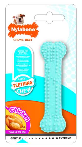 Nylabone Healthy Edibles Puppy Teething Dental Chew Modrá XS
