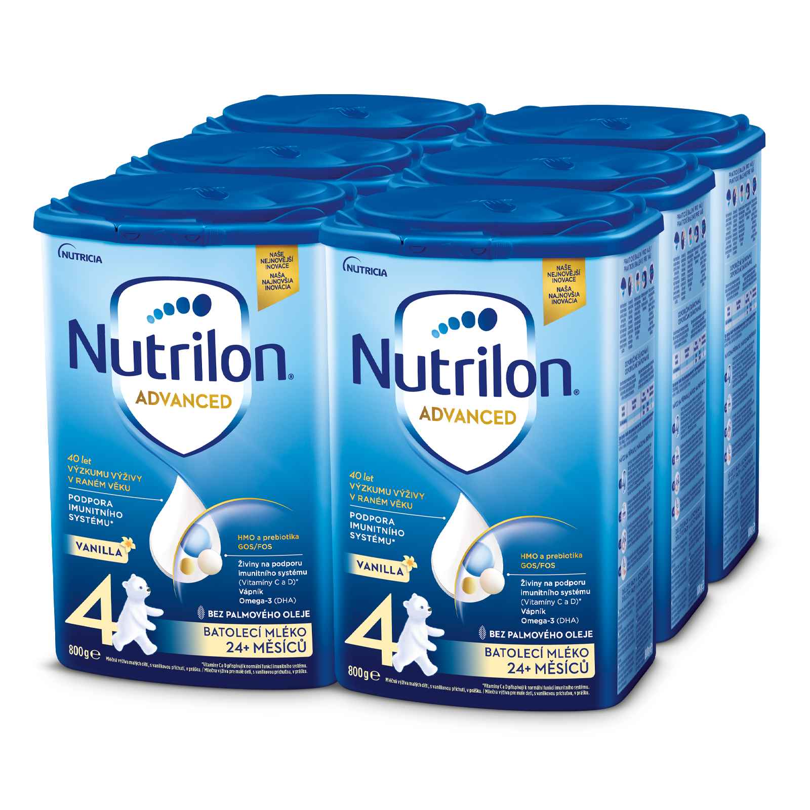 Nutrilon Advanced 4 Vanilla 6x800g dojčenské mlieko