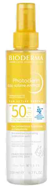 BIODERMA Photoderm Opaľovacia voda SPF 50 ultra-ľahká antioxidačná slnečná ochrana
