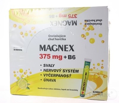 Vitabalans MAGNEX 375 mg  B6 effervescent DISPLEJ