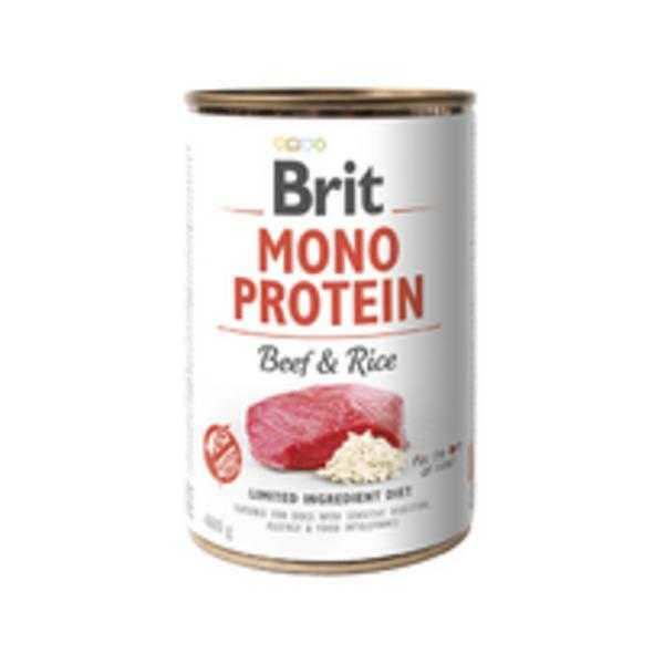 Brit Konzerva Mono Protein Beef  Rice 400g
