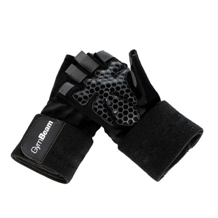 Gymbeam dámske fitness rukavice guard black xs čierna