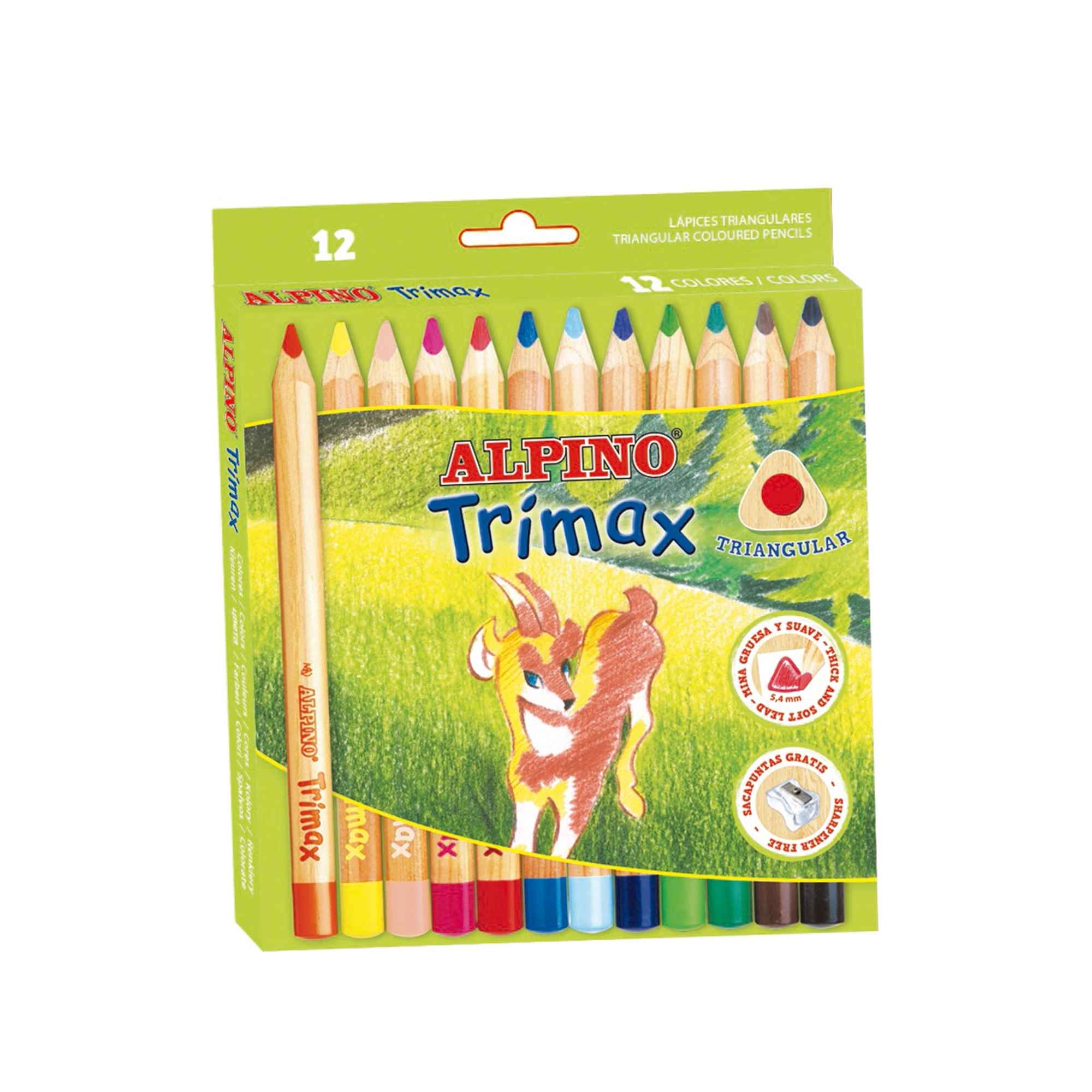 ALPINO Box 12 pasteliek Trimax Jumbo
