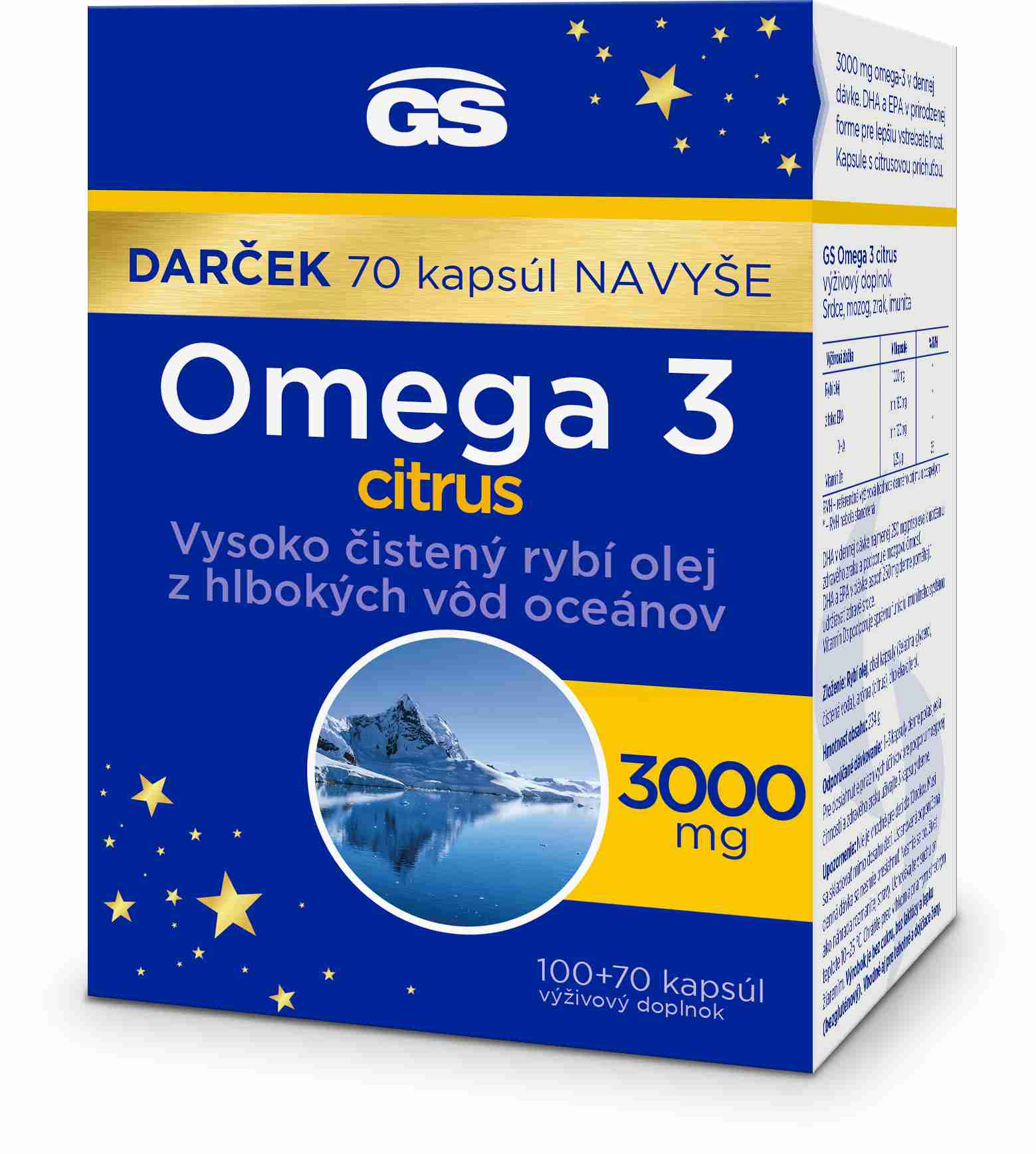 GS Omega 3 citrus. 10070 darček